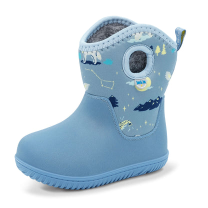 Jan & Jul Toasty-Dry Lite Winter Boots in Wolf and Bear - three-quarter view