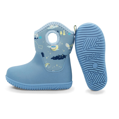 Jan & Jul Toasty-Dry Lite Winter Boots in Wolf and Bear - sole view