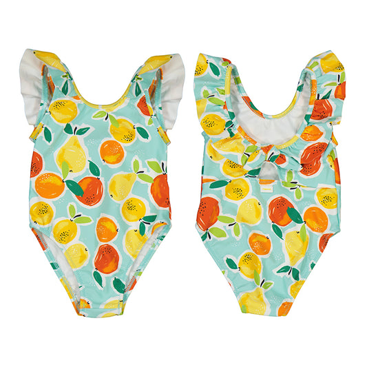 Mayoral Printed swimsuit - Aqua