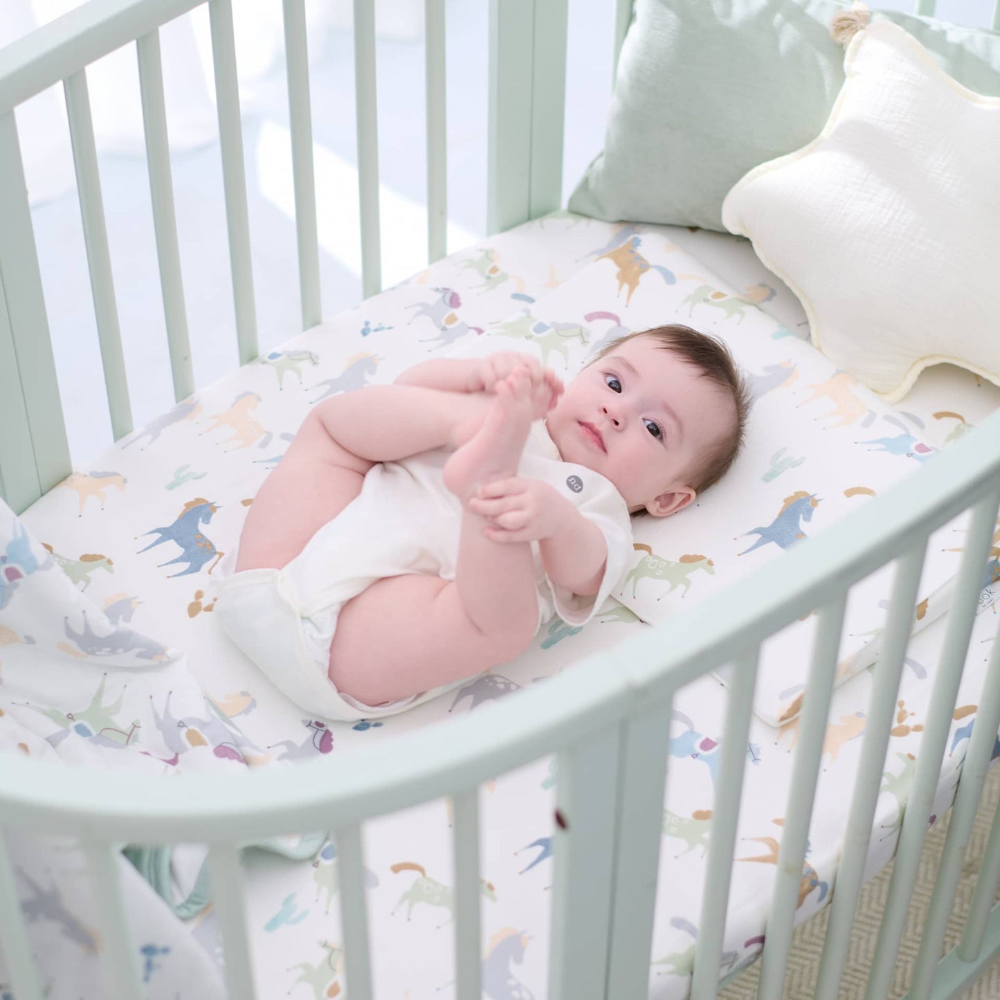 Nest Designs Crib Sheet Small - Pony Express