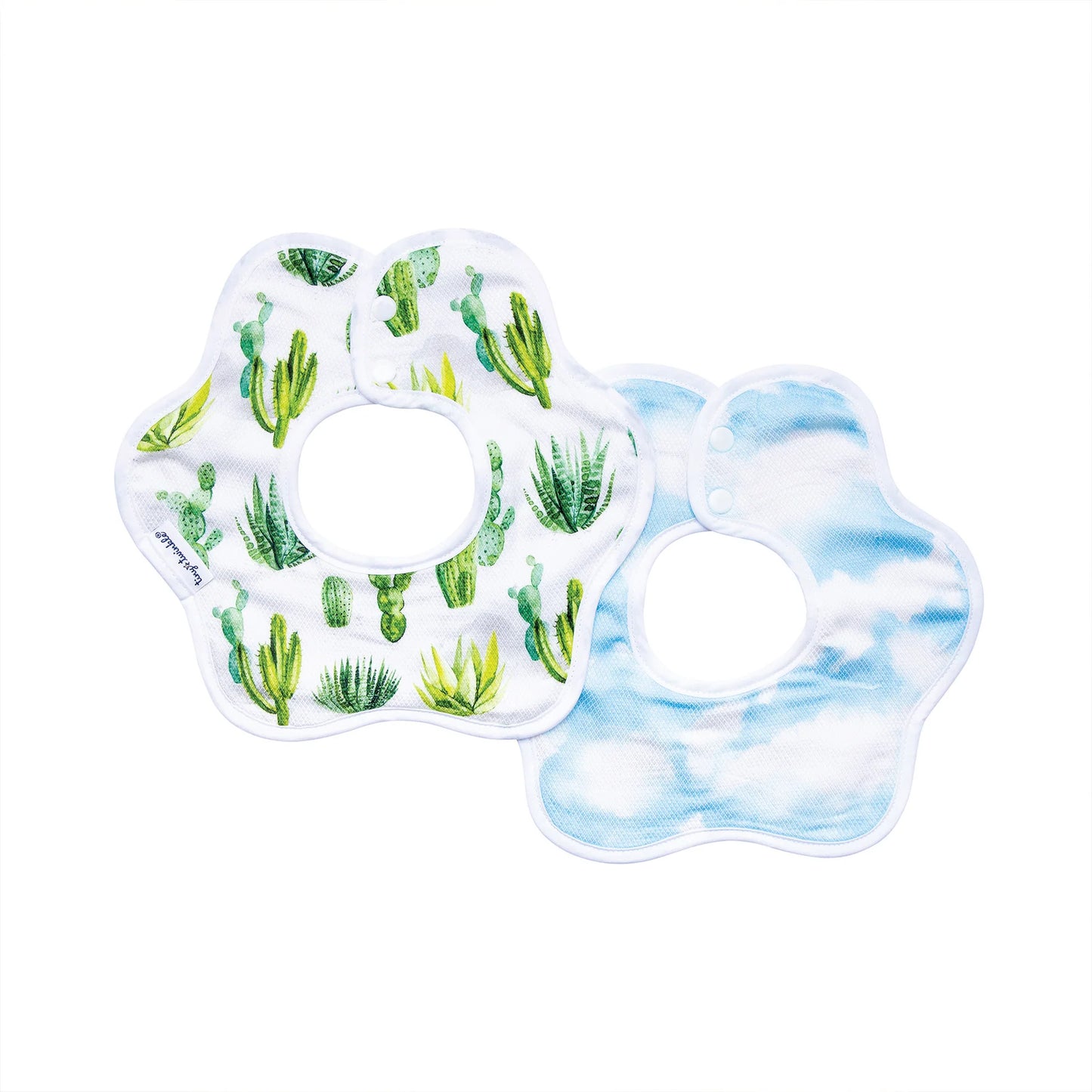 TINY TWINKLE Kaffle Roundabout Bib 2PK - Forest Set