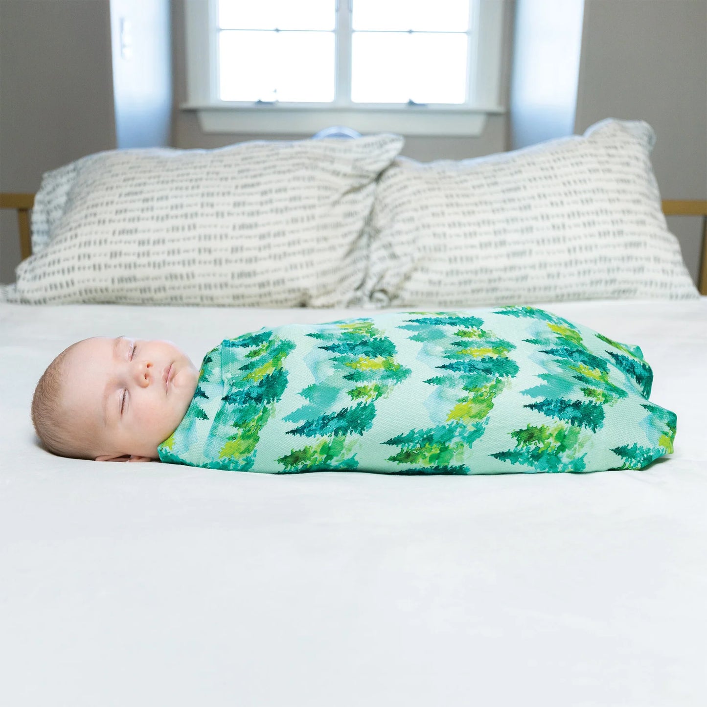 TINY TWINKLE Kaffle Swaddle Blanket - Forest