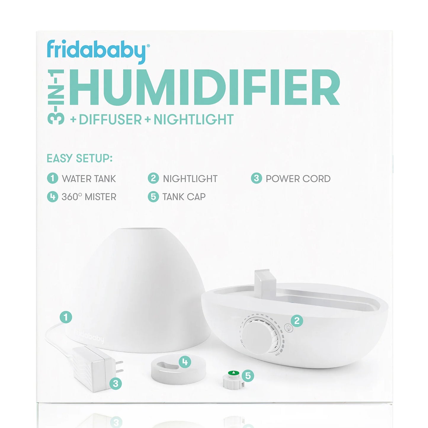 FRIDA BABY BreatheFrida 3-in-1 Humidifier Diffuser Nightlight