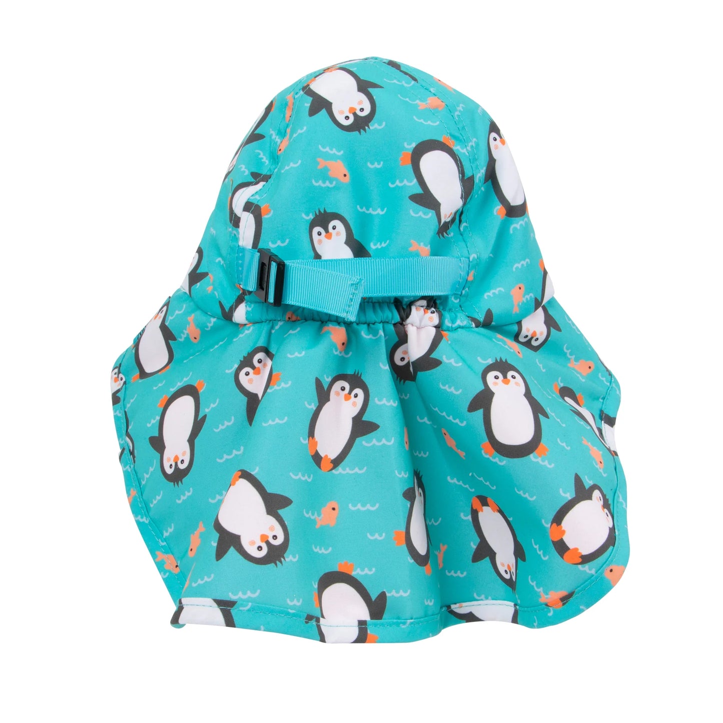 ZOOCCHINI UPF50+ Baby Toddler Cape Sun Hat Penguin