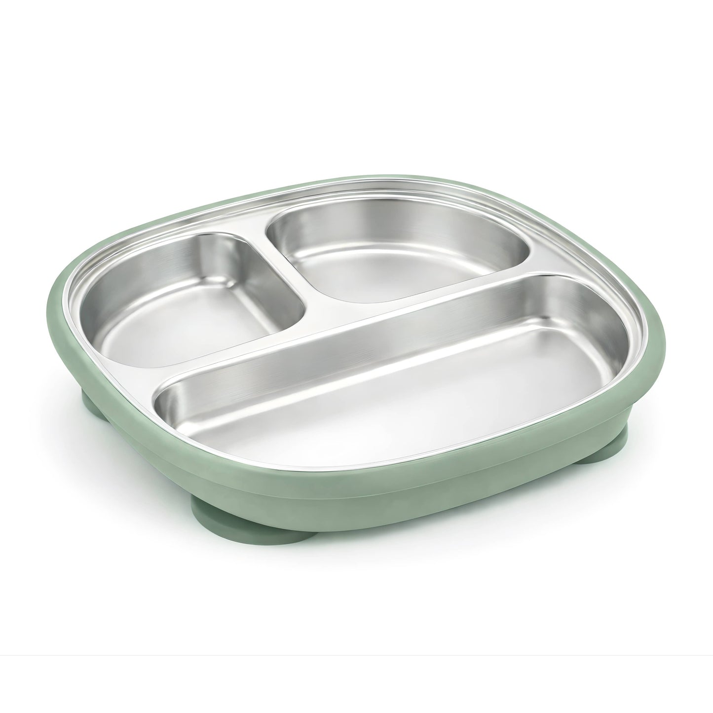 BABY BLISS Stainless Steel Silicone Suction Plate