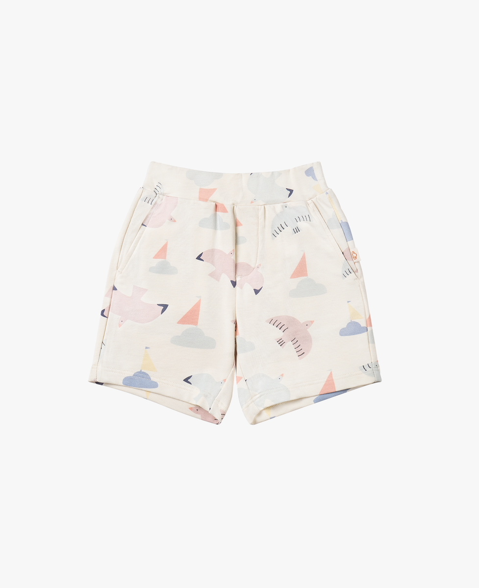 Petite Revery French Terry Shorts - Summer Sailing