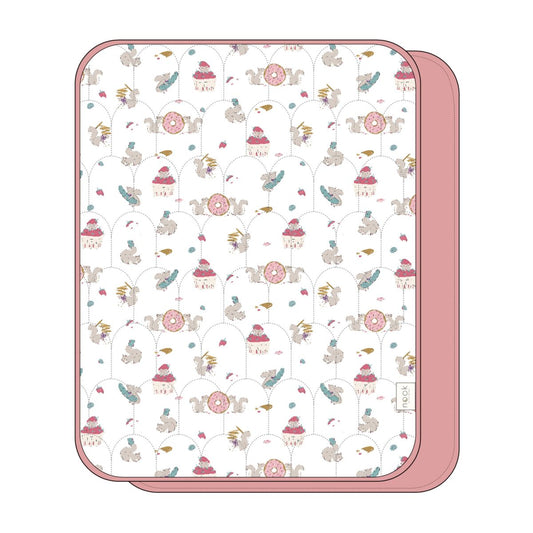 Nest Designs Cozy Blanket (Bamboo Jersey) - Very Squirrelly