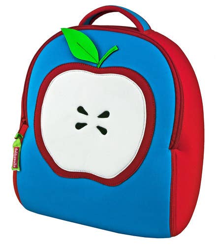 Dabbawalla Machine Washable Preschool Backpack, Apple