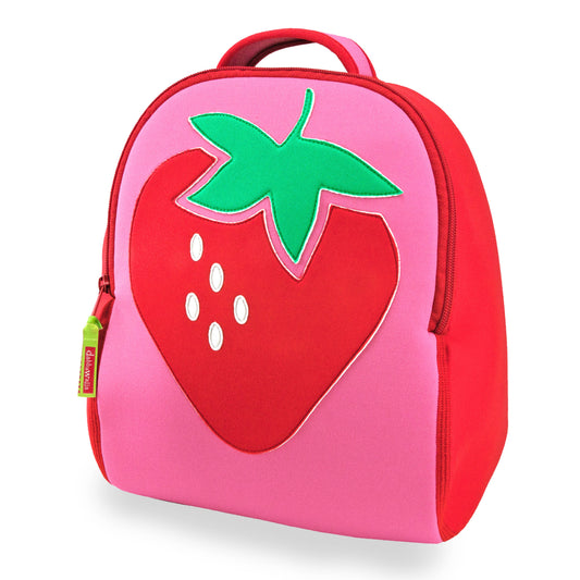 Dabbawalla Machine Washable Preschool Backpack, Strawberry