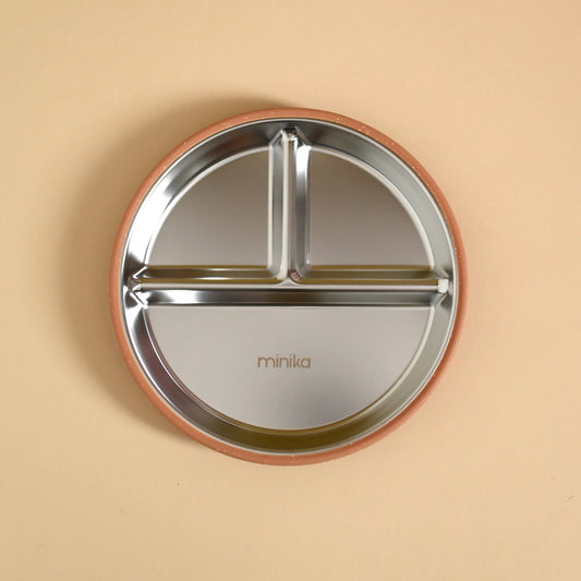 MINIKA Stainless & silicone suction plate