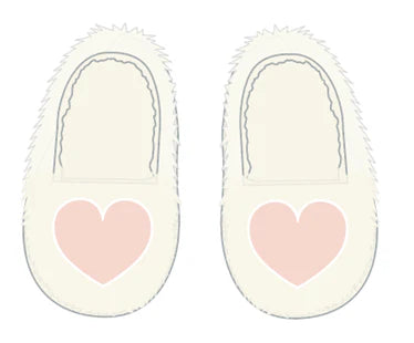 SHERICK FREDERICK 3D Heart Faux Fur Slipper