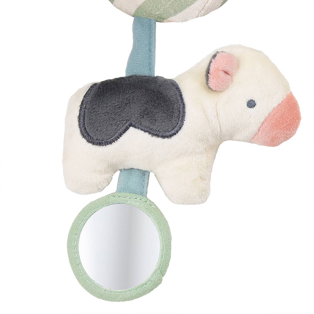 Itzy Bitzy Spiral Car Seat Activity Toy: Rainbow