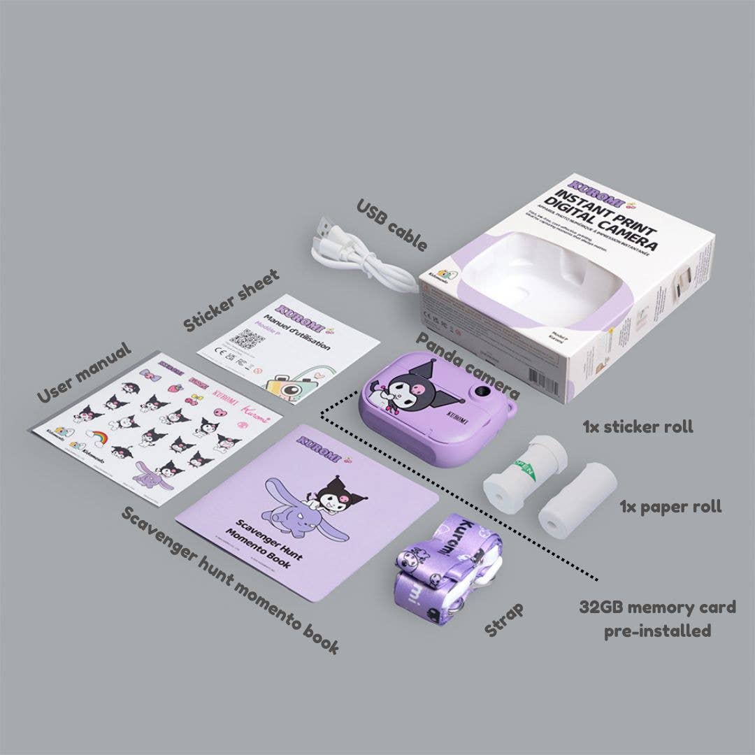Kidamento Kuromi – Print & Digital Camera - Model P