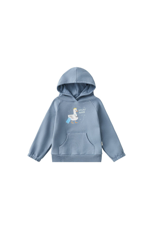 NORSU Organic Hooded Sweatshirt-Travel duck