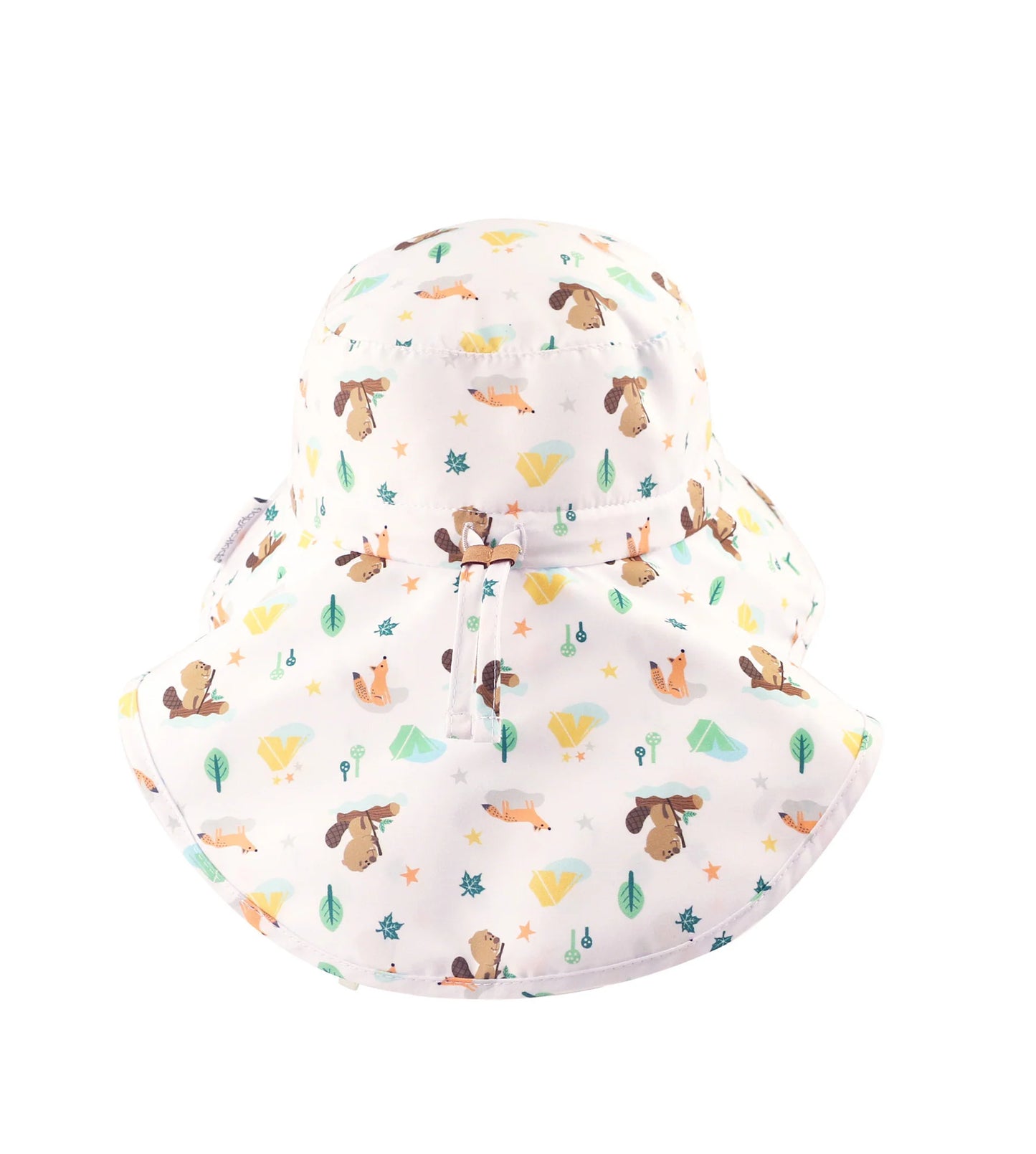 FLAPJACKKIDS Sun Hat with Neck Cape - Beaver