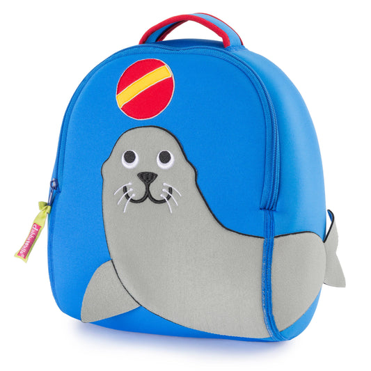 Dabbawalla Machine Washable Preschool Backpack, Sea Lion