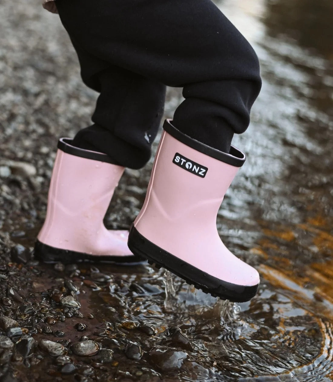 STONZ Waterproof Rain Boots for Toddlers and Kids