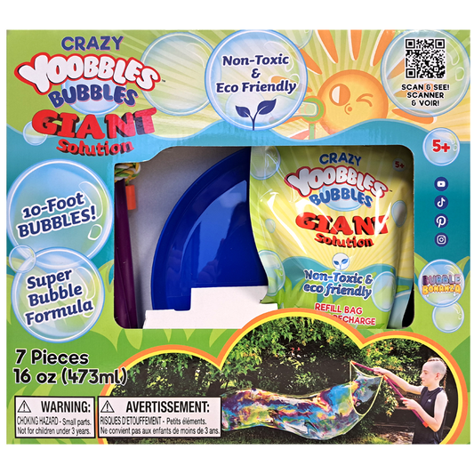 Bubble Bonanza Crazy Yoobbles Bubbles Giant Bubble - Complete Kit