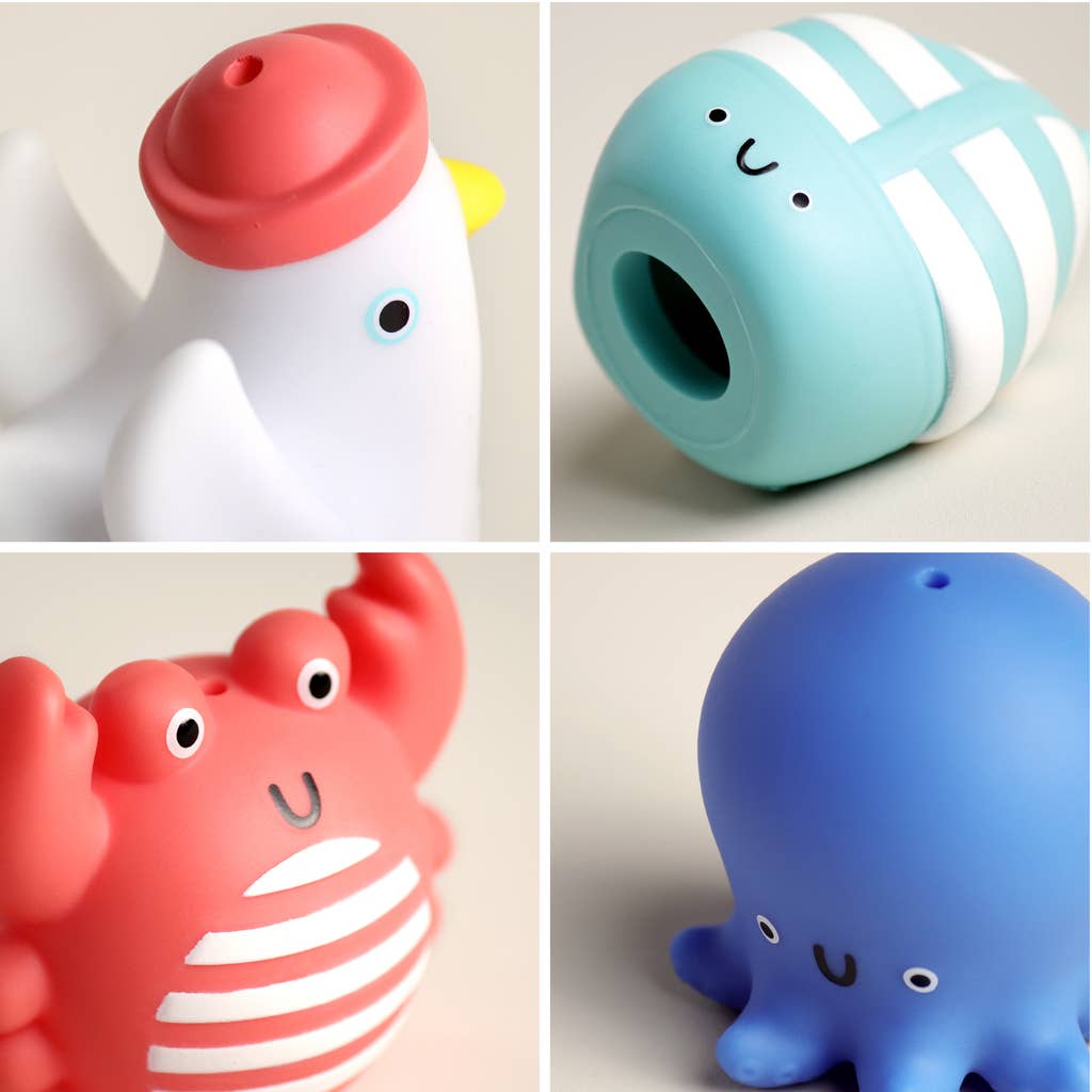 Itzy Bitzy Puppets™ - Bath + Storytelling Toys: Nautical