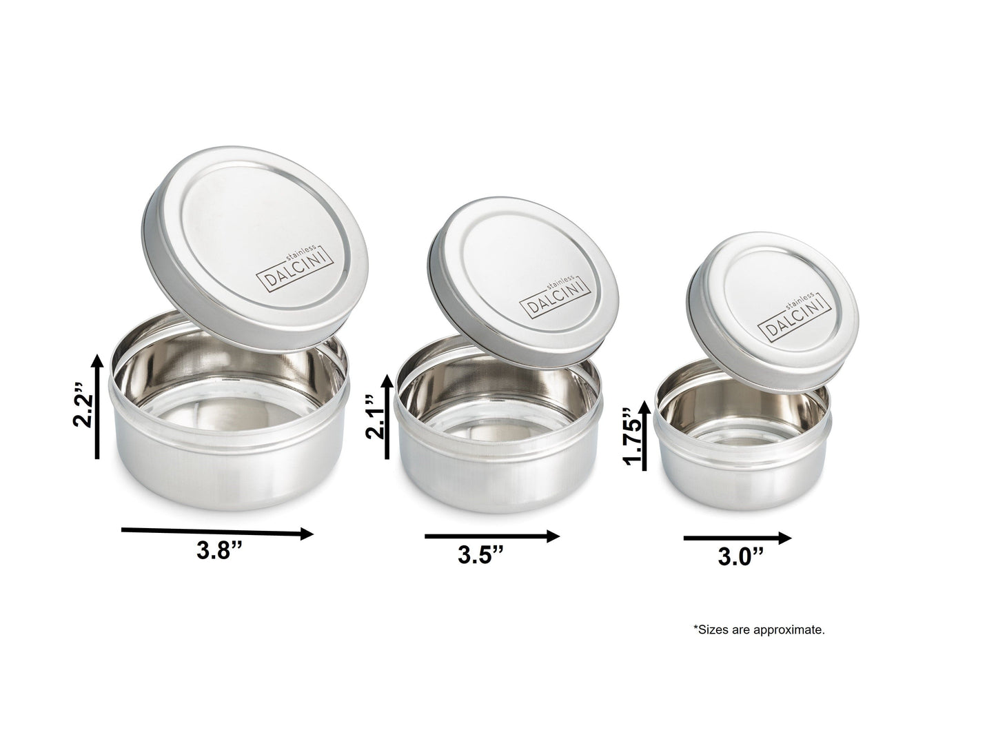 Round Snack Trio | Mix of 3 Container Sizes