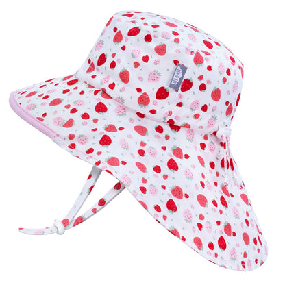 Jan and Jul Cotton Adventure Hat in Strawberry - product photo