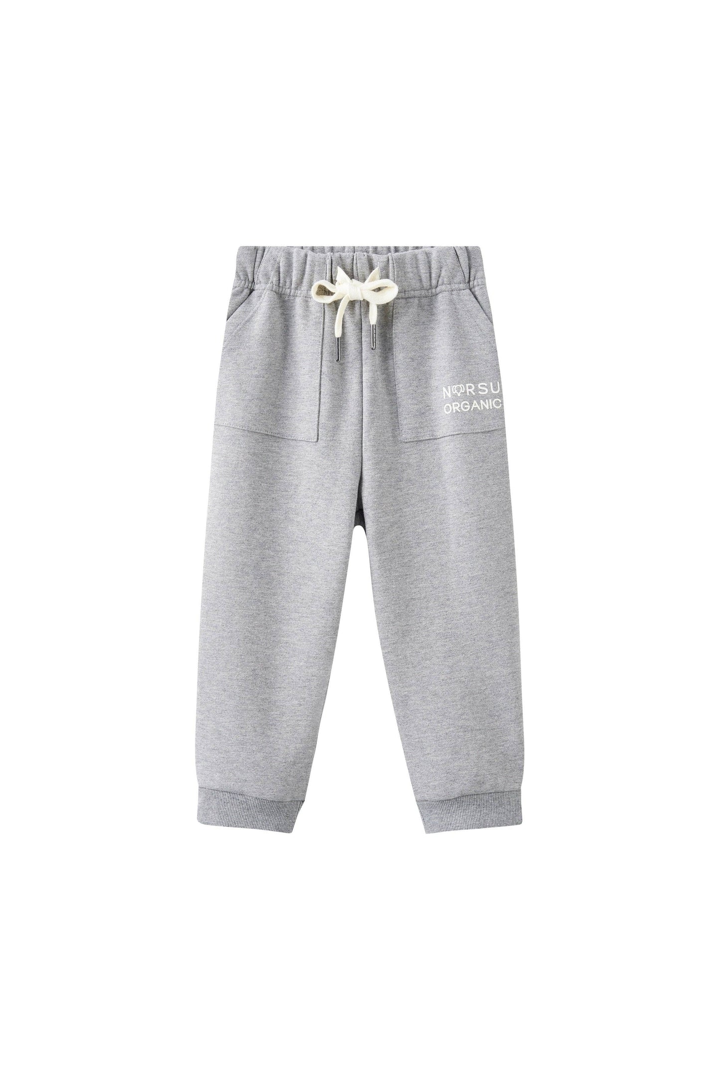 NORSU Organic Toddler French Terry Sweatpant-Mix Grey