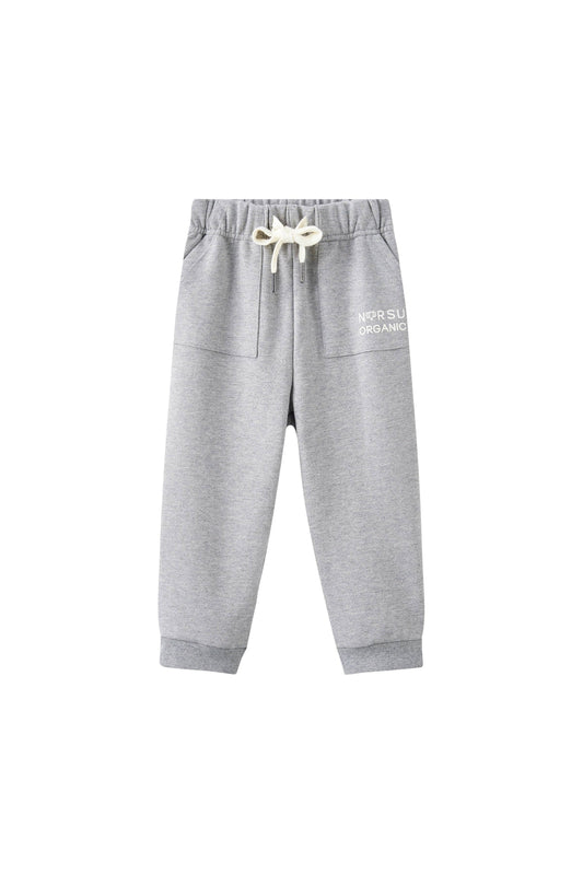 NORSU Organic Toddler French Terry Sweatpant-Mix Grey