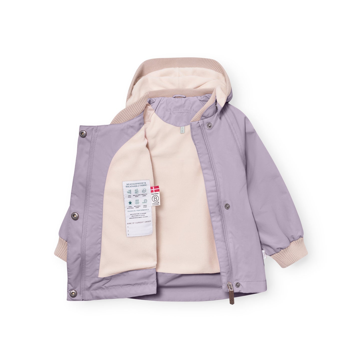 Mini A Ture MATWAI fleece lined jacket. GRS