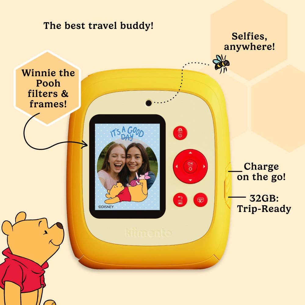 Kiimento Disney Winnie the Pooh Print Pro Camera