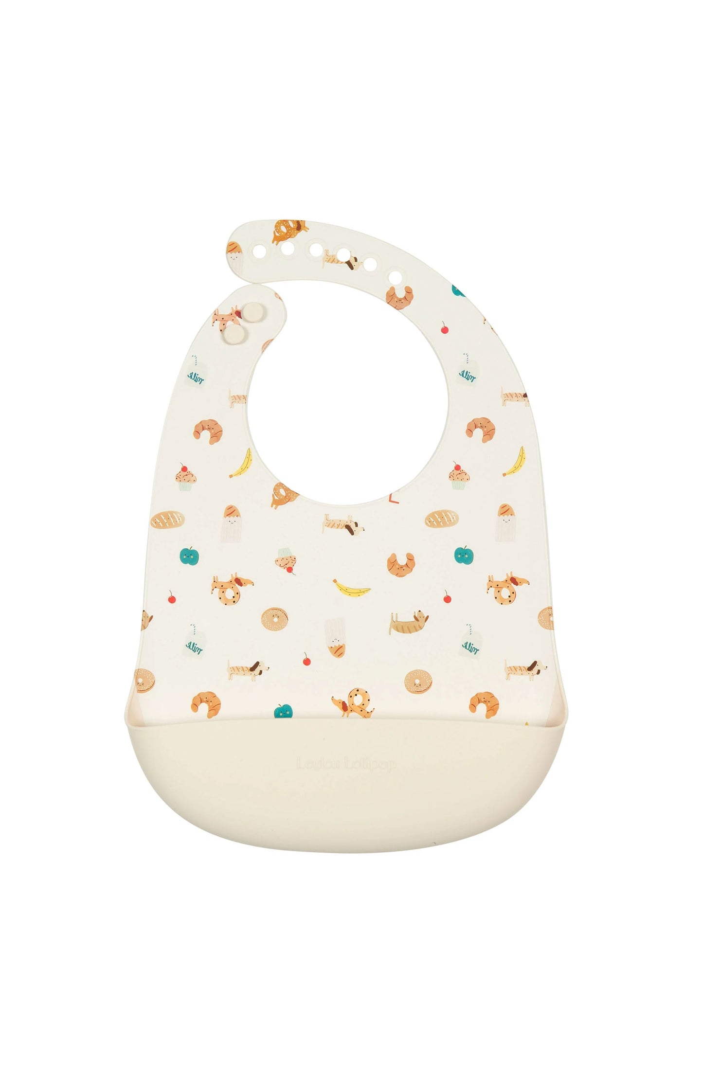 LOULOU LOLLIPOP Silicone Bib - Printed