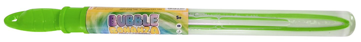 Bubble Bonanza 4oz Bubble Sticks for kids with giant wand