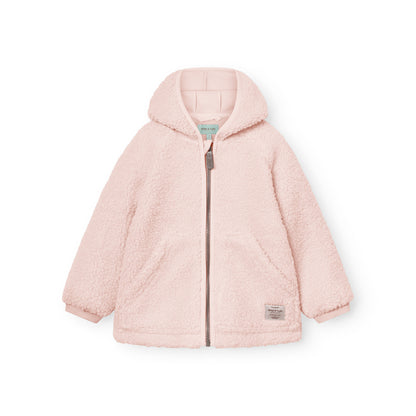 Mini A Ture Matliff Teddy Fleece Jacket in Shell Rose - product photo
