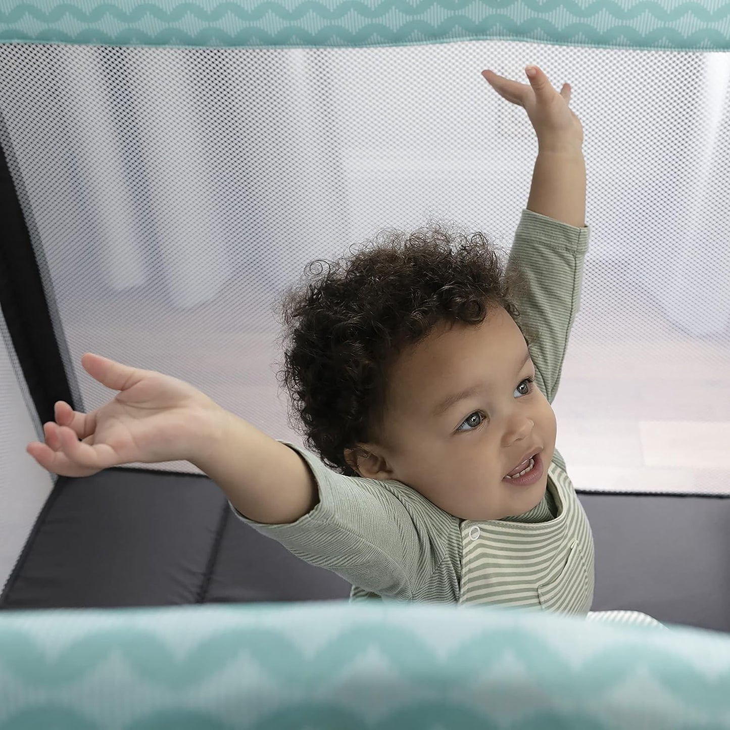 Ity Rompity Rest Easy Fold Portable Playard – Goji