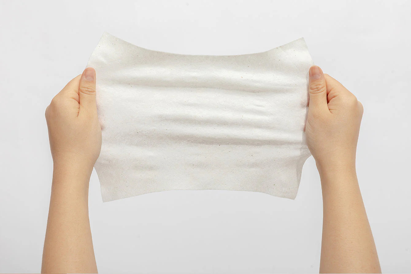 BLARA ORGANIC Organic Cotton Dry Wipes (100 Sheets/Pack)