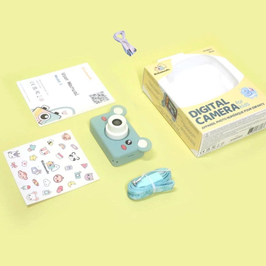 Kiimento Mikayo the Bear - Kids Digital Camera - Model C