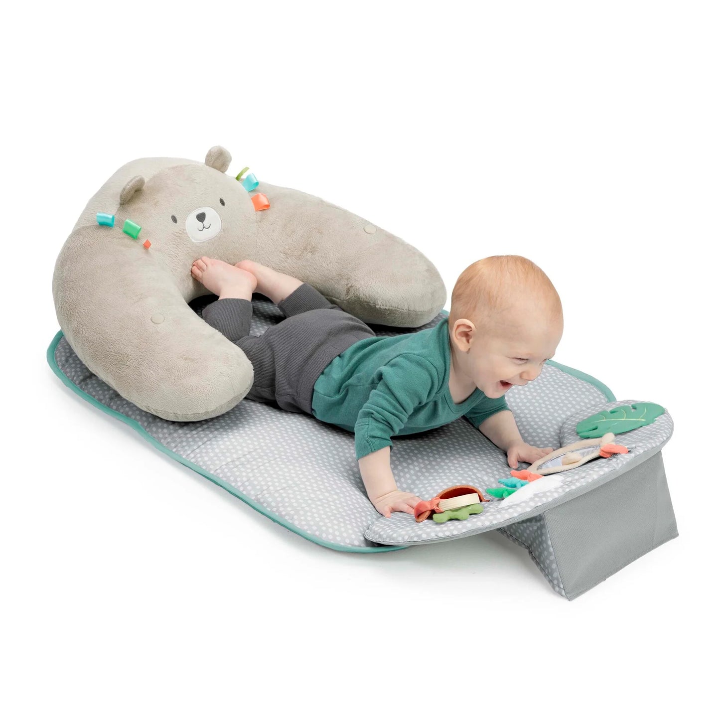 INGENUITY Cozy Prop™ 4 in 1 Sit Up & Prop Activity Mat Nate™