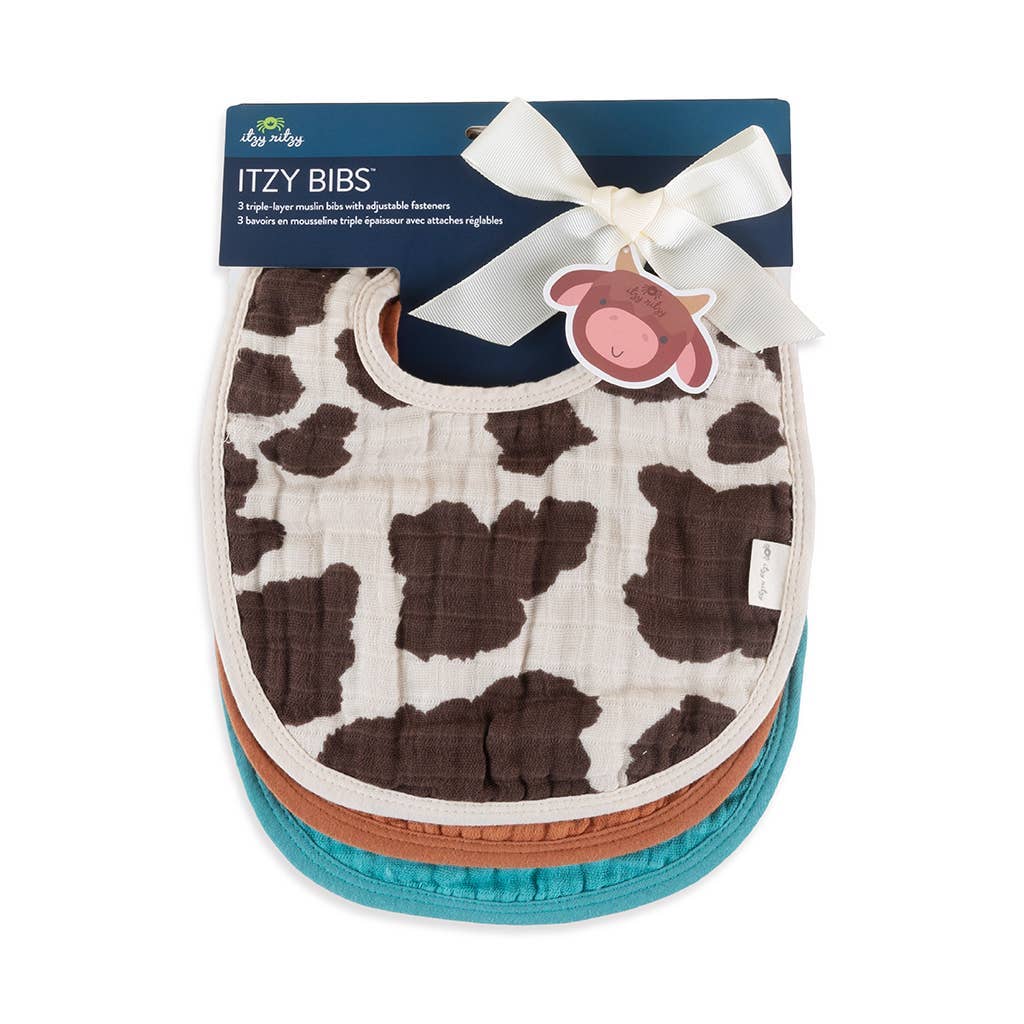 *New* Itzy Bibs™: Strawberries + Cream