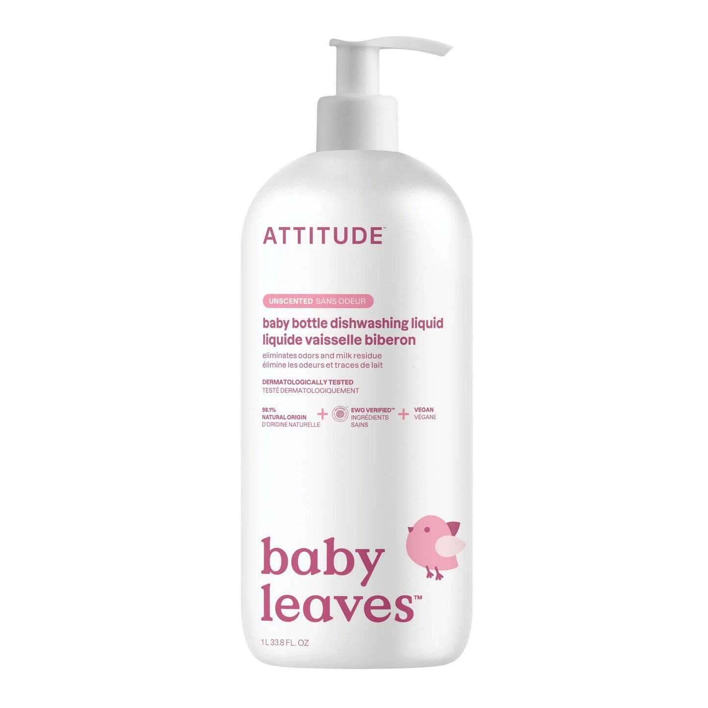 ATTITUDE Baby Bottle Dishwashing Liquid