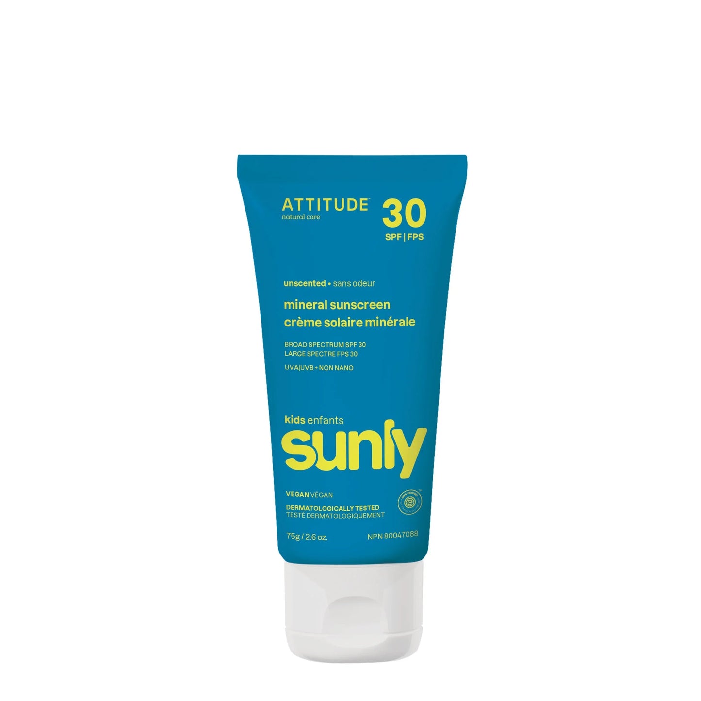 ATTITUDE Kids mineral sunscreen SPF 30 : Sunly