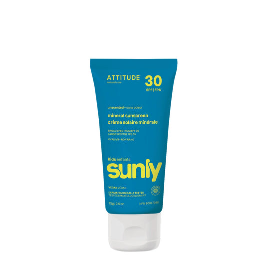ATTITUDE Kids mineral sunscreen SPF 30 : Sunly