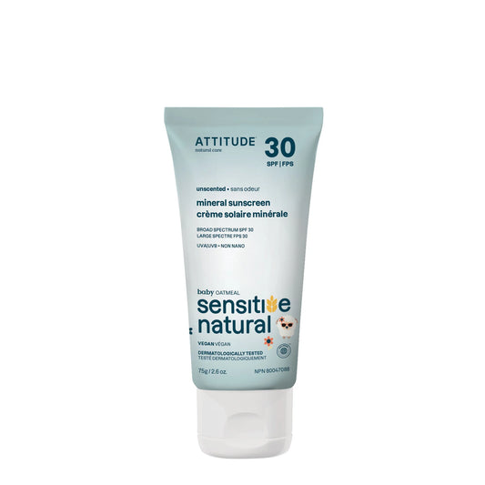 ATTITUDE Kids mineral sunscreen for sensitive skin : Sunly