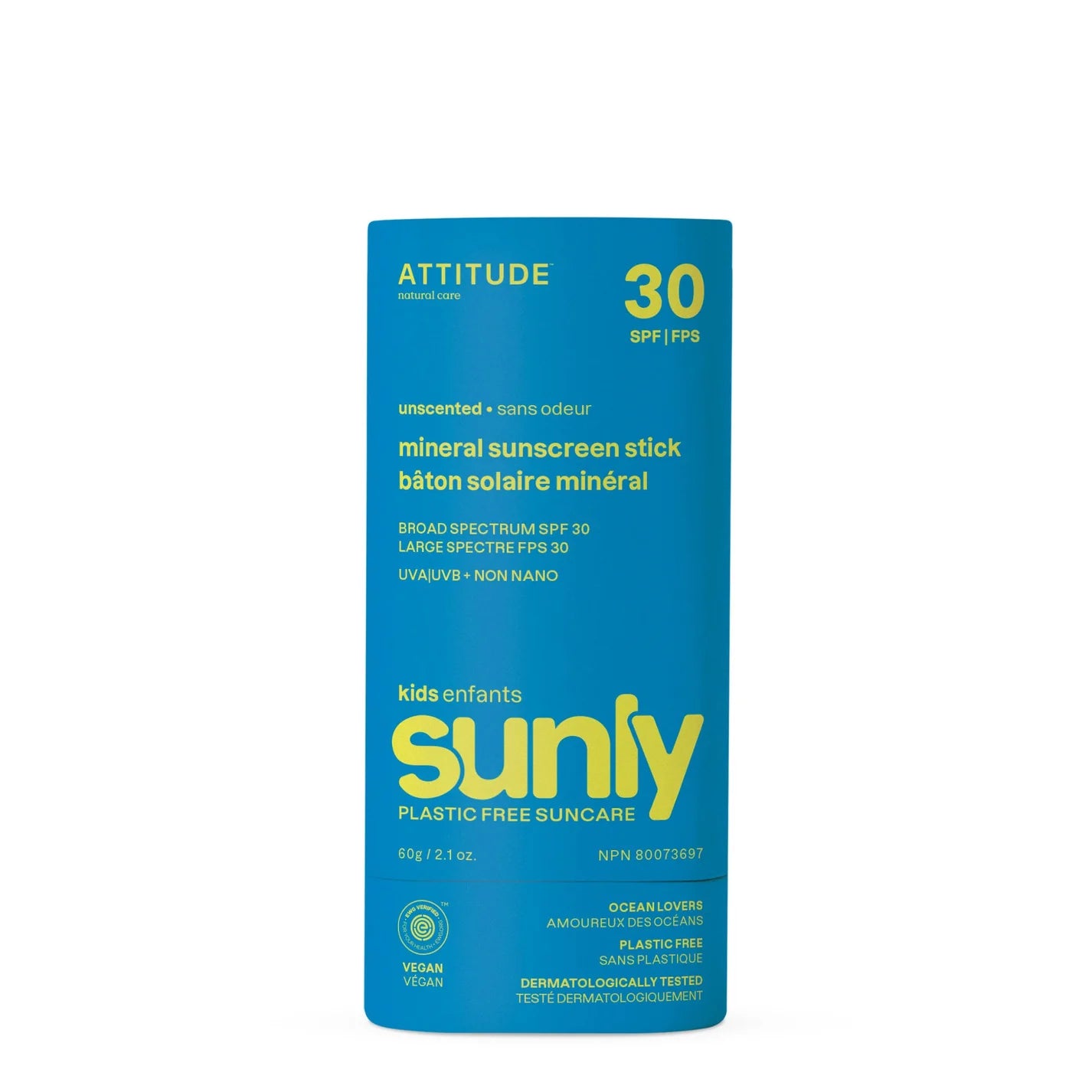 ATTITUDE Kids mineral sunscreen SPF 30 : Sunly