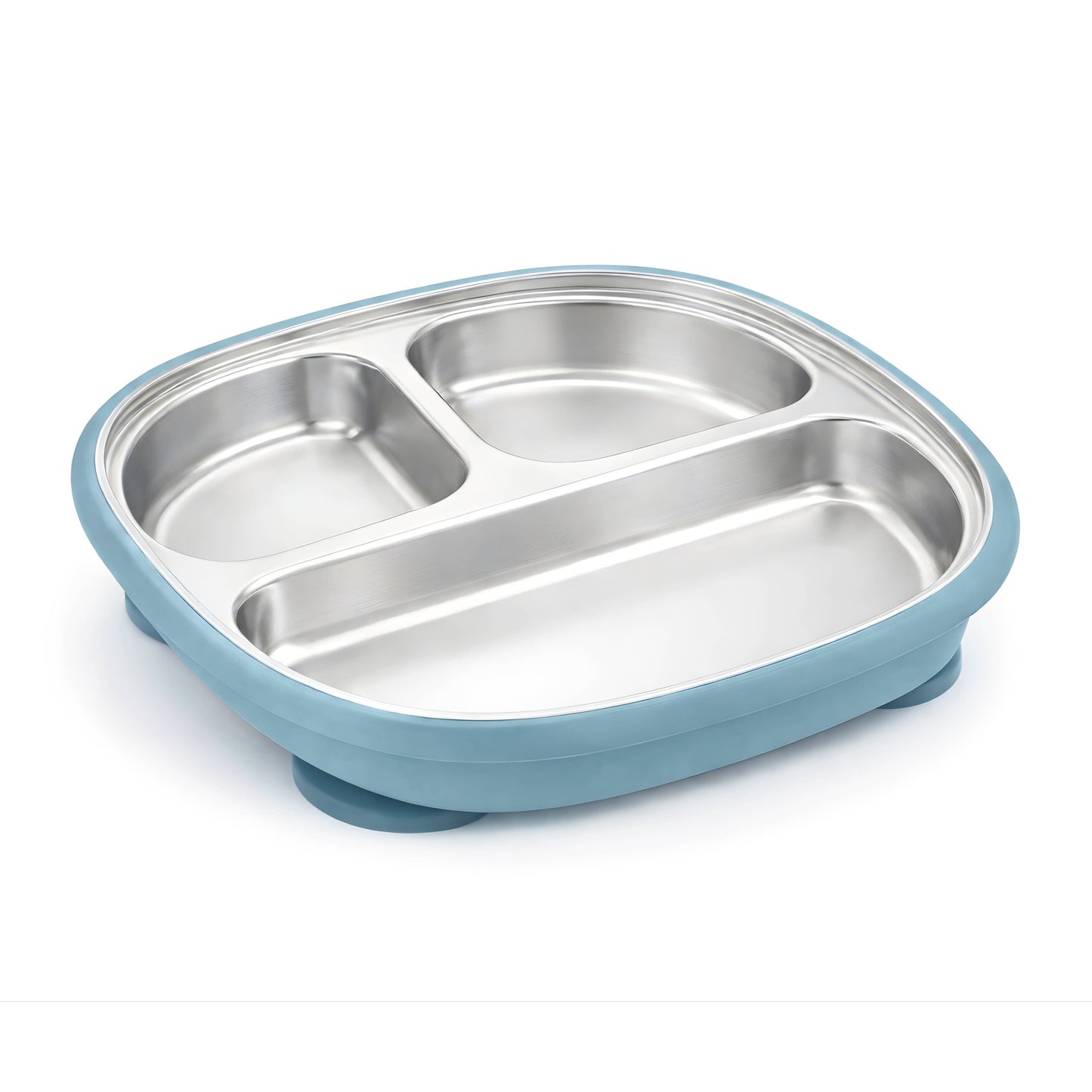 BABY BLISS Stainless Steel Silicone Suction Plate