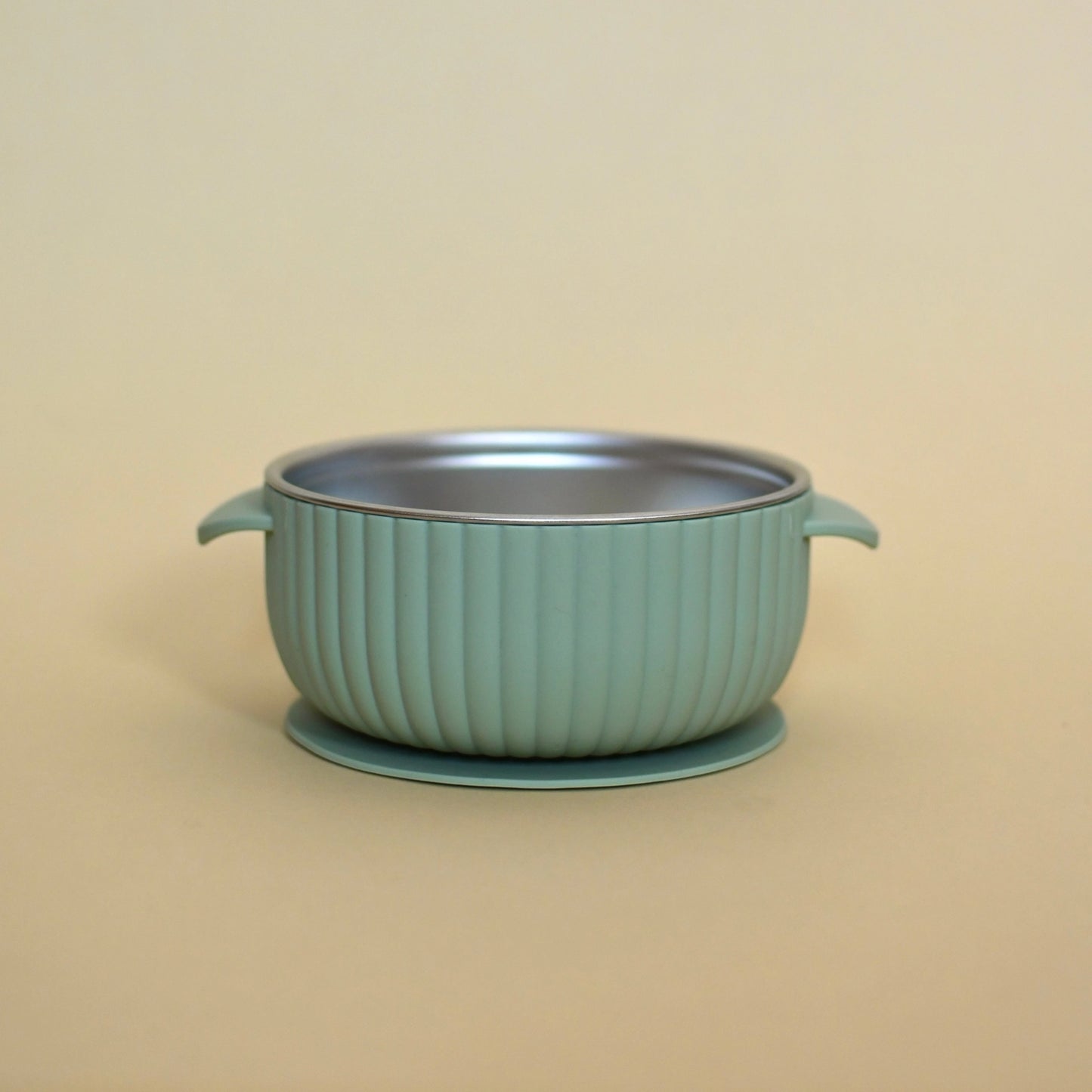 MINIKA Stainless & silicone bowl