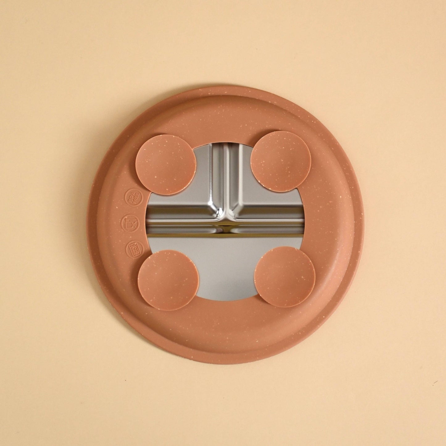 MINIKA Stainless & silicone suction plate