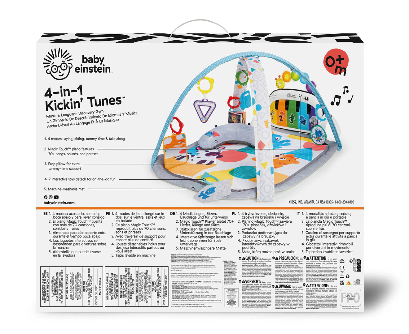 4-in-1 Kickin Tunes™ Music and Language Discovery Gym