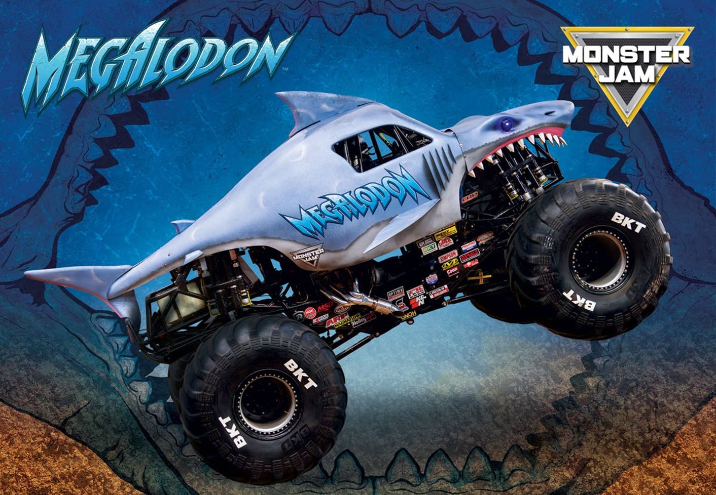 Megalodon Monster Jam Lunch Bag