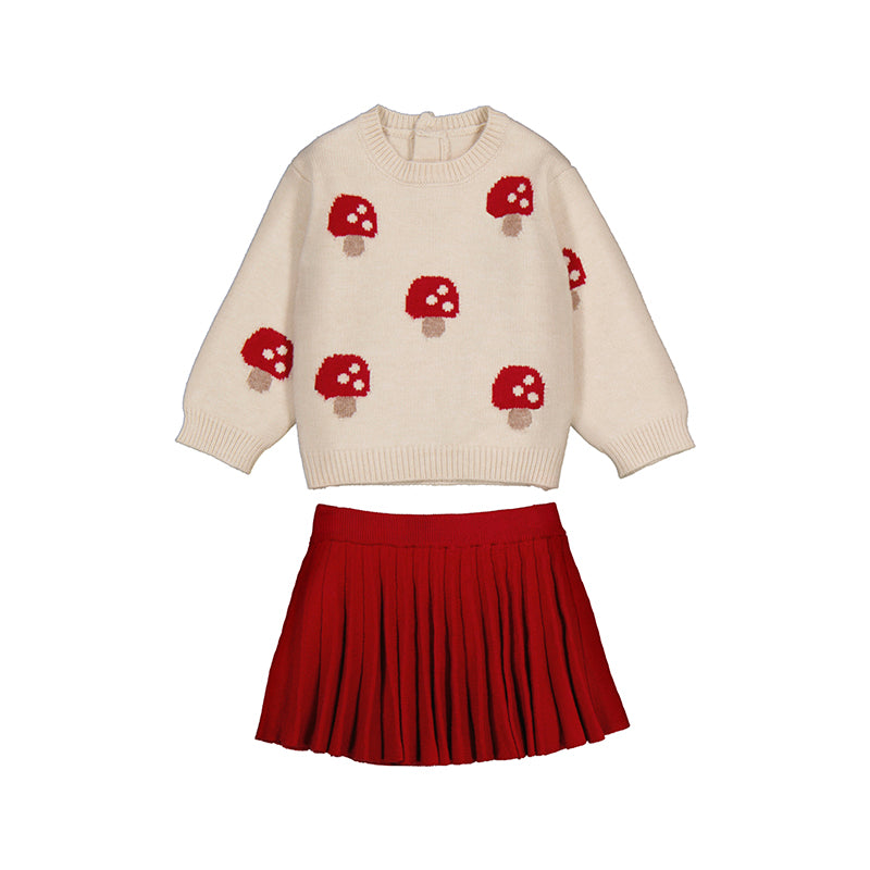Mayoral Tricot Skirt - Red