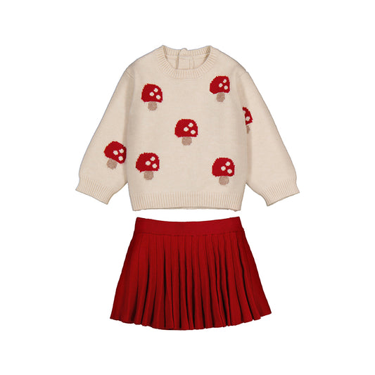Mayoral Tricot Skirt - Red