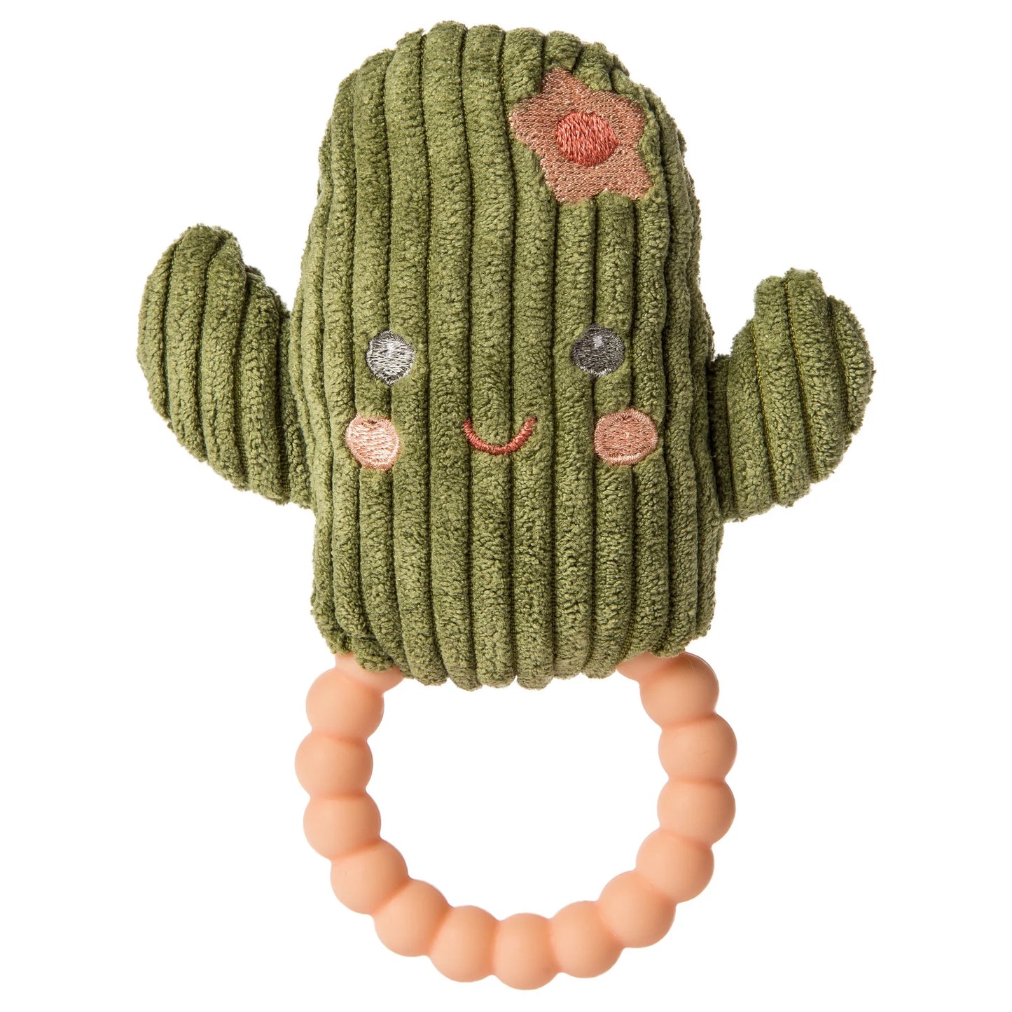MARY MEYER Sweet Soothie Teether Rattle - Happy Cactus - 5"